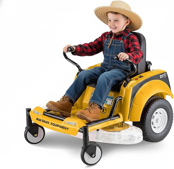 Kid Trax 12V Zero Turn Lawn Mower Tractor Toy - Riding Lawn Mower, Outdoor Toys, Kids Electric Ca... | Amazon (US)
