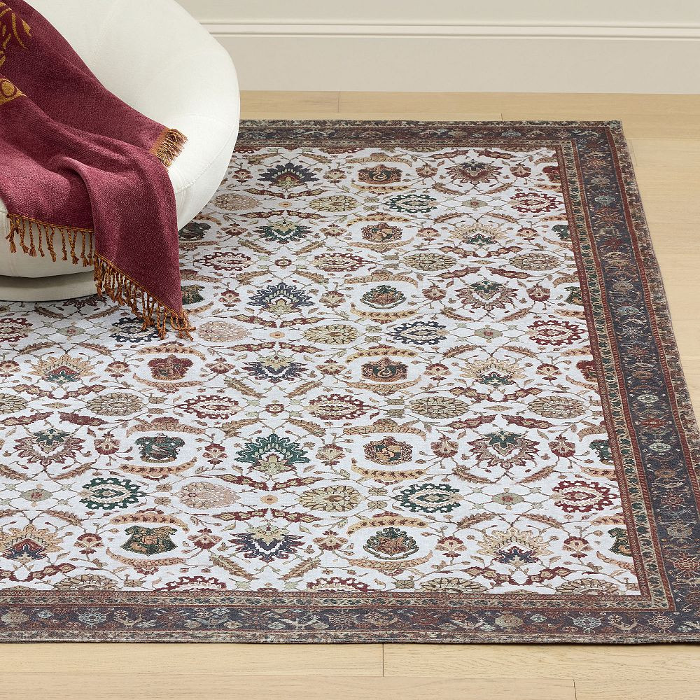 Harry Potter™ Hogwarts™ Crest Washable Rug | Pottery Barn Teen