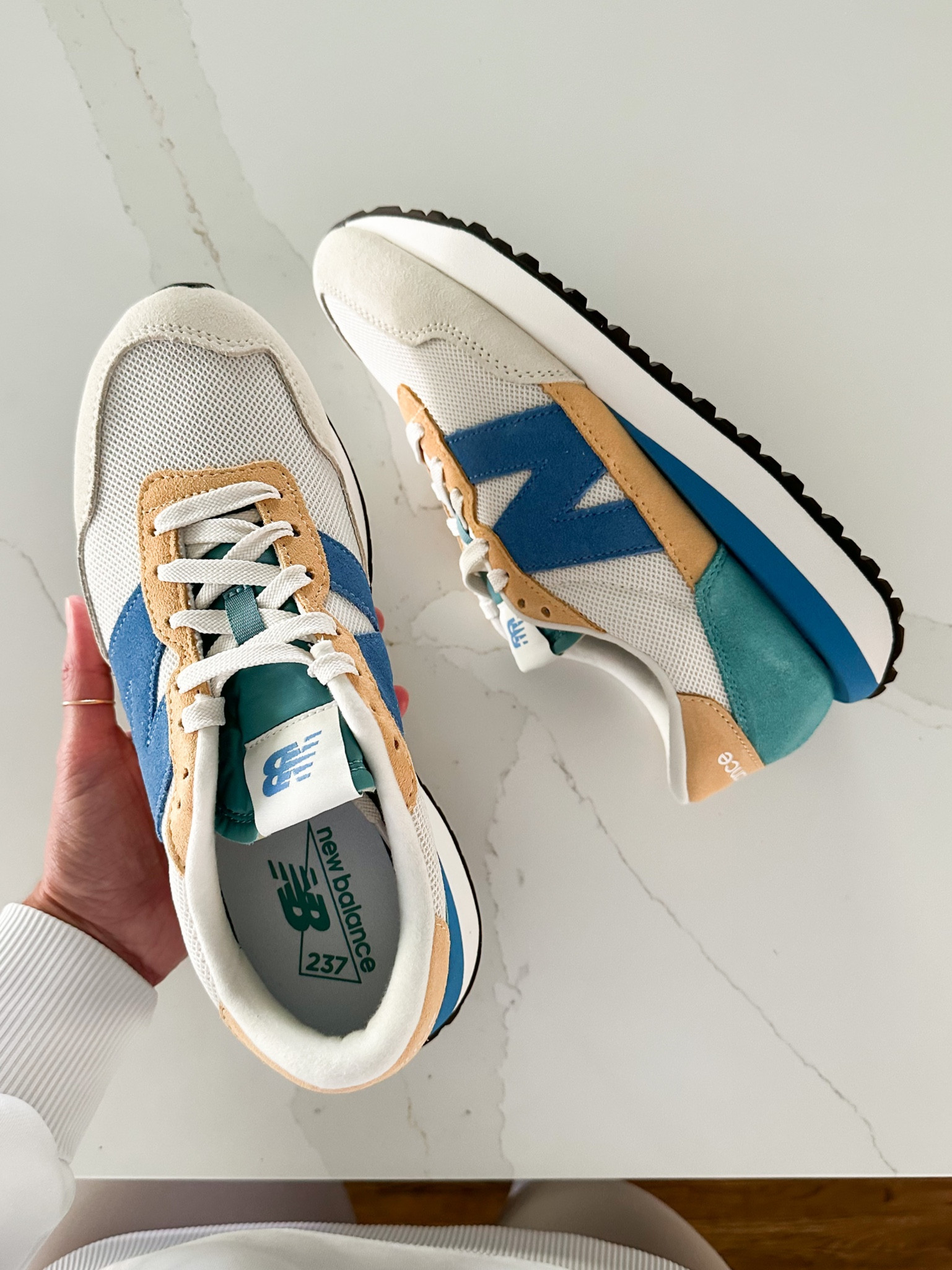 New NB’s!! 
So cute and colorful for S/S 
Run a bit small, size up 1/2 a size. 

#newbalance #sneakers #tennisshoes 

#LTKshoecrush