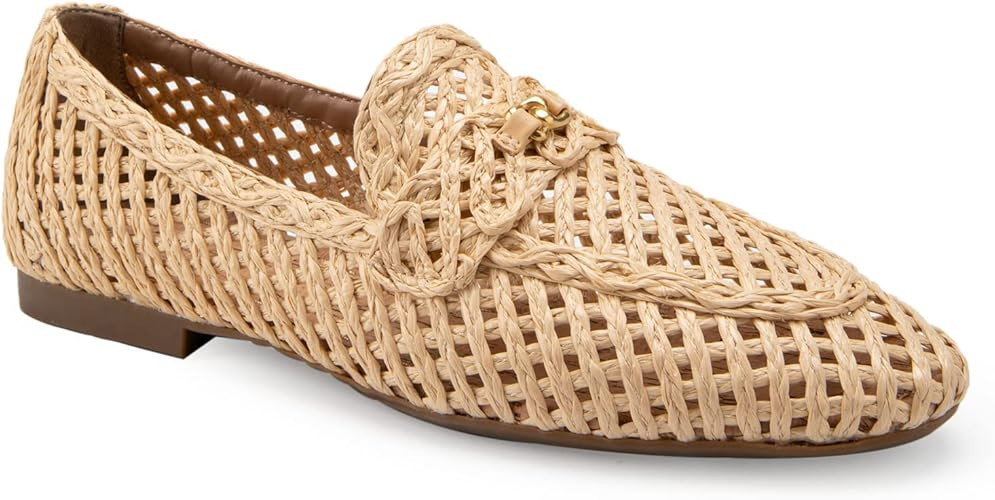 Aerosoles Women's Hour Raffia Loafer | Amazon (US)