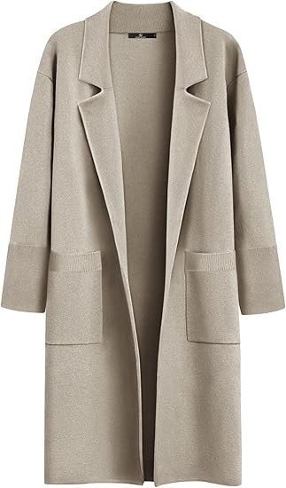 LILLUSORY Women's Long Dressy Cardigan Sweaters Fall Oversized Coatigan Jackets 2025 Knit Busines... | Amazon (US)
