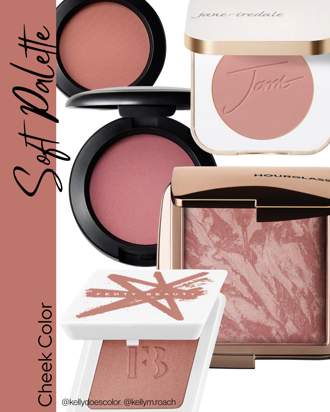 Some of the easiest to find, blushes for the Soft Palette are soft and neutral. Look for shades that appear more muted than other colorways and avoid anything that appears too pink or orange. 

 #LTKOver40 #LTKStyleTip #LTKBeauty