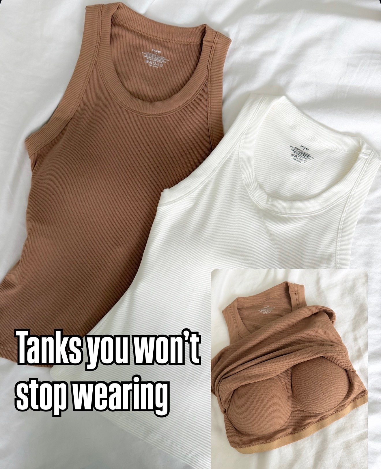 My favorite basic tank tops for layering and wearing on their own
Built in bra, wardrobe basics, layering pieces, spring and summer top, Annabrstyle

#LTKOver40 #LTKSeasonal #LTKootd