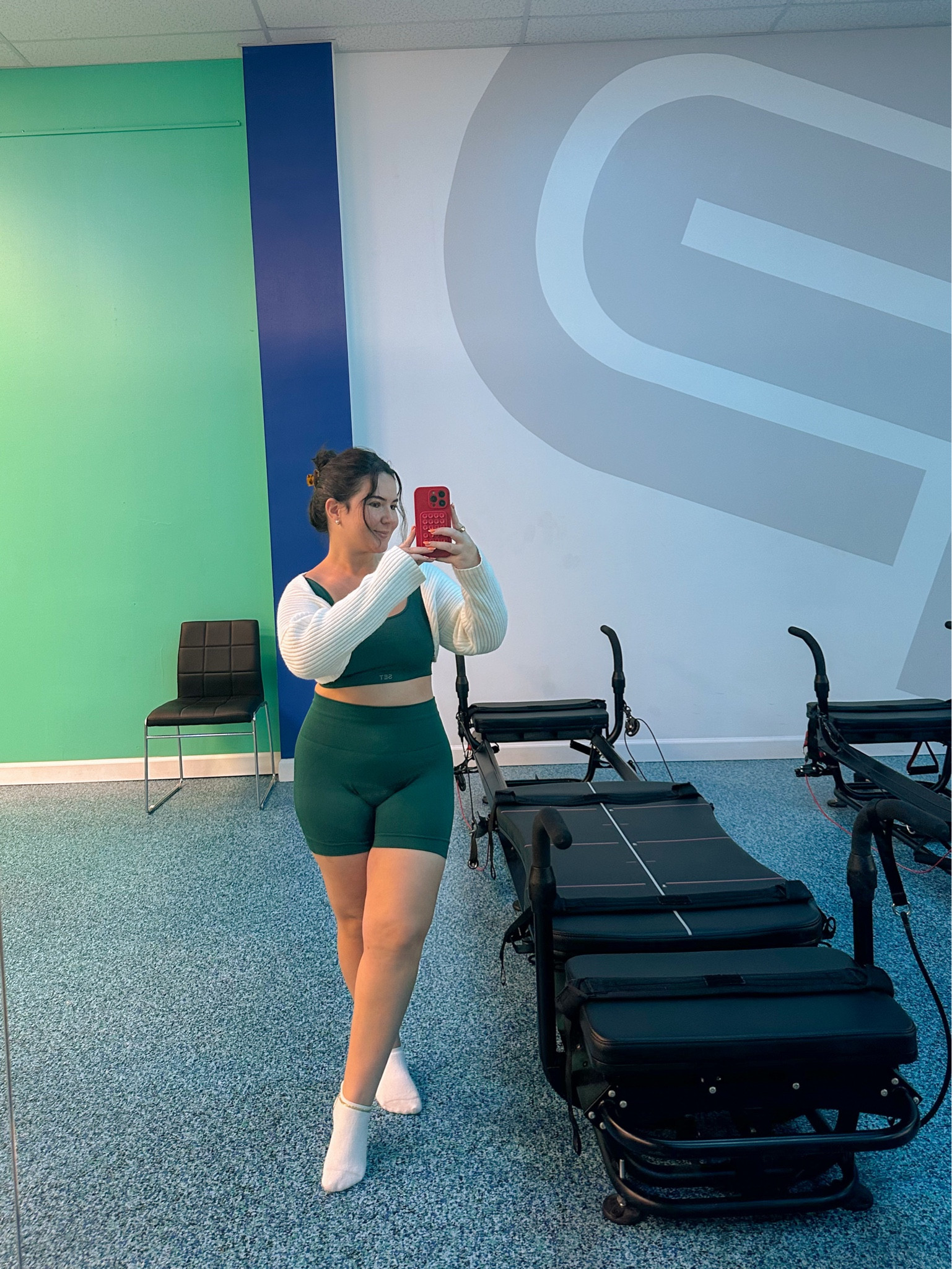 Wearing a M in the top & bottom - color is Mojito but no longer available. Linked other colors below! 🤎 set active set, workout set, Pilates outfit, Pilates set, matching workout set, active wear

#LTKfitness #LTKActive