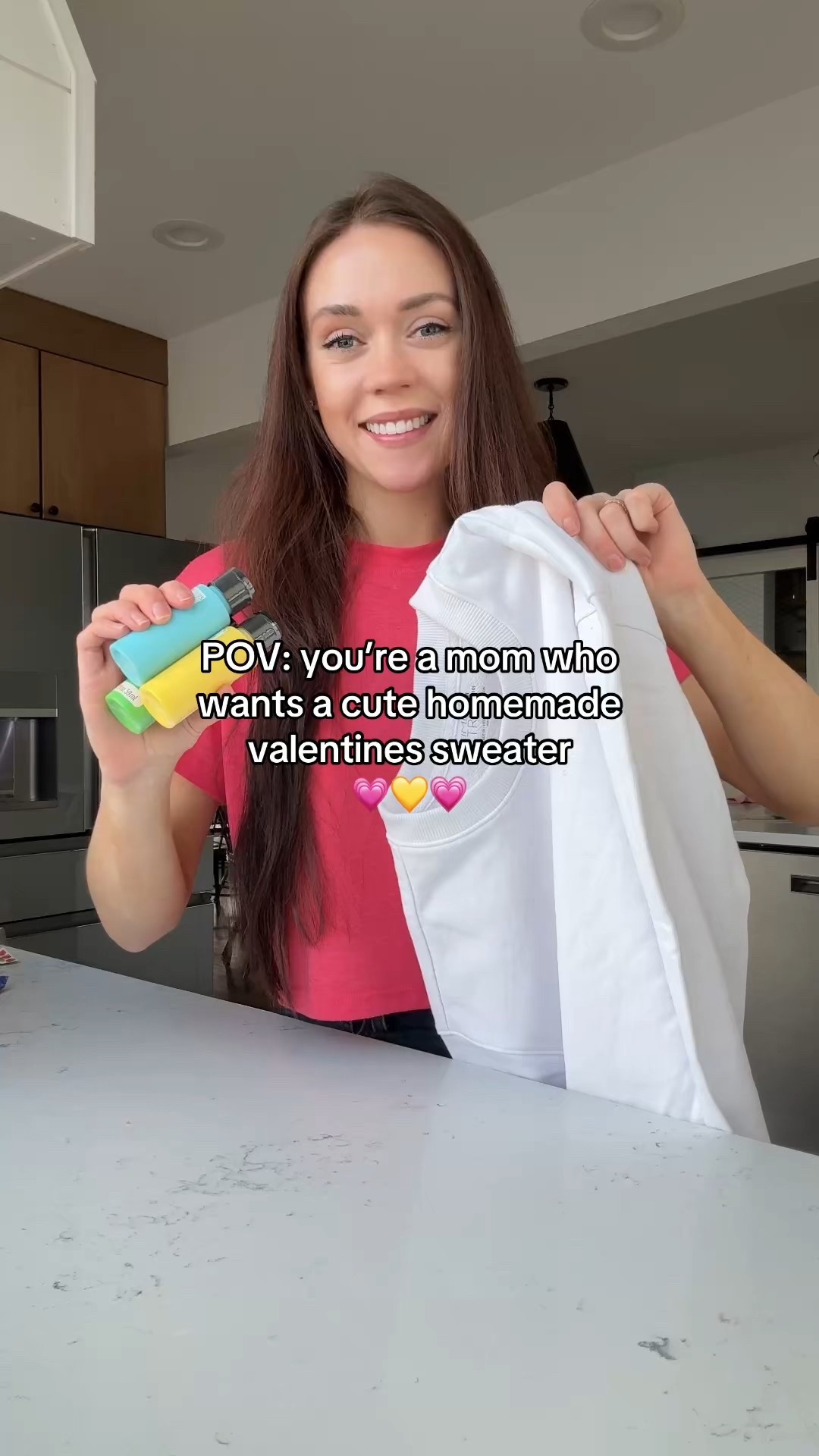 Cute & easy valentines keepsake sweater to make with your kiddos 🥹😍

#LTKmomlife #LTKKids #LTKSaleAlert