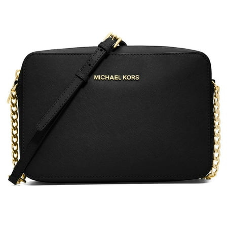 Michael Kors Jet Set Crossbody Bag Large Crossbody - Black | Walmart (US)