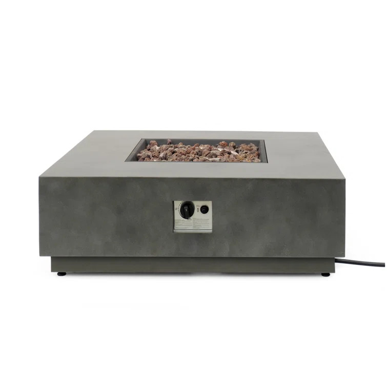 Alamo 13.5'' H x 40'' W Iron Propane Outdoor Fire Pit | Wayfair North America