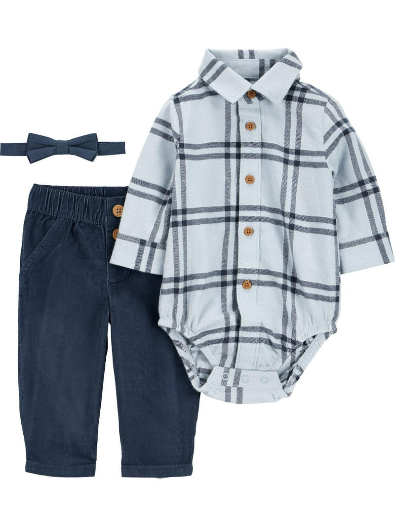 Carter's Child of Mine Baby Boy Outfit Set, 3-Piece, Sizes 0/3-24 Months | Walmart (US)