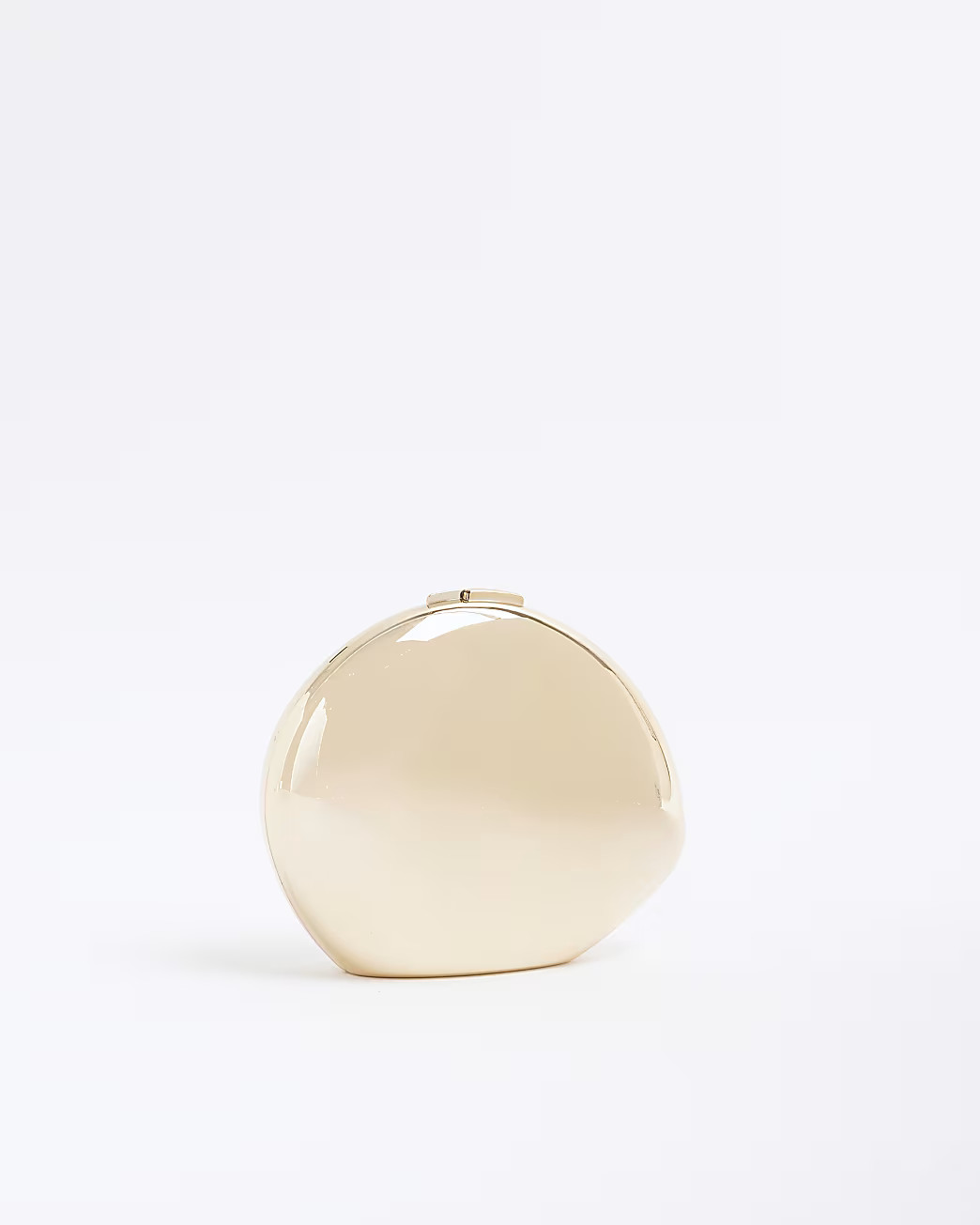 Gold Metal Clutch Bag | River Island UK & IE