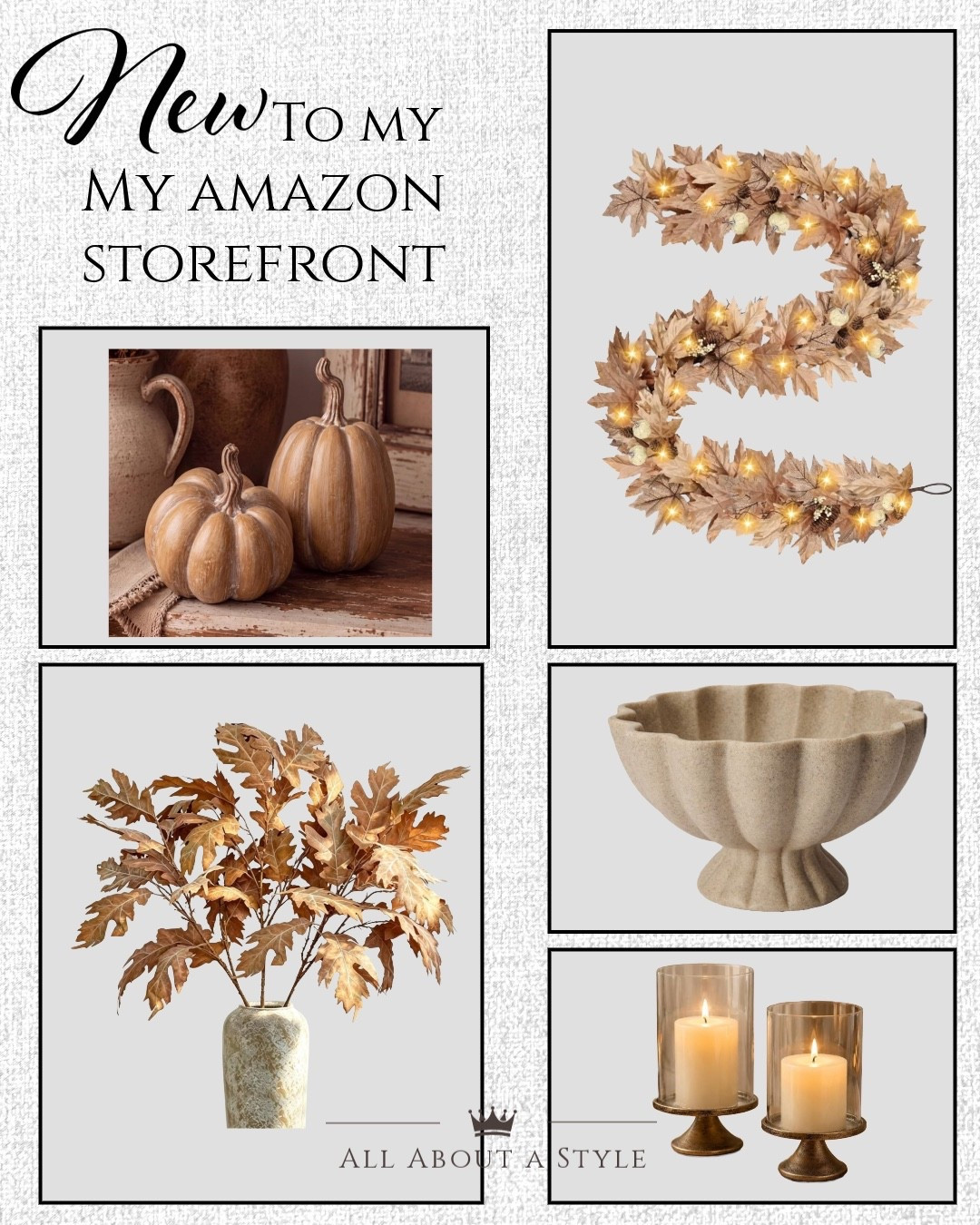 Fall finds are officially on my Amazon Storefront! 🍂

Think warm neutrals, cozy textures, and those pretty little pieces that make your home feel instantly more inviting.

Follow my shop @allaboutastyle on the @shop.LTK app to shop this post and get my exclusive app-only content!
#liketkit @shop.Itk

#AmazonFinds
#AmazonHome #FallDecor
#FallHomeDecor
#AmazonInfluencer #HomeDecorFinds
#NeutralHome #AlIAboutAStyle