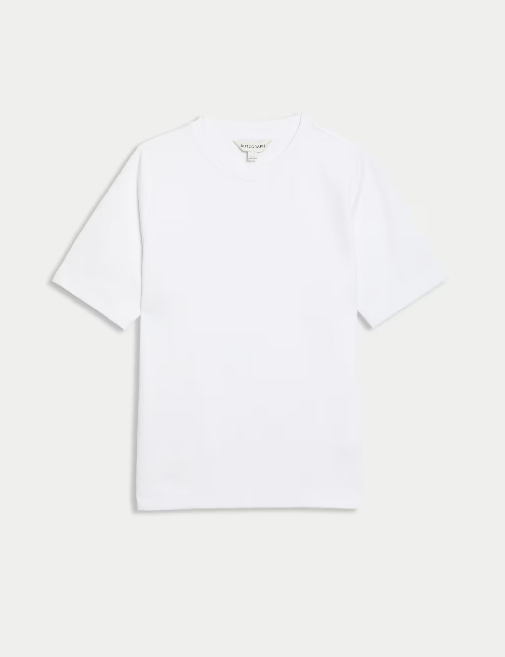 Cotton Rich Crew Neck T-Shirt | Marks & Spencer (UK)