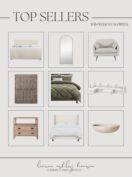 This week’s top sellers! So many of you are in the refresh and organization mindset, similar to me, and are wanting some new pieces for your home! Bedroom furniture, bedding, and living room furniture have all been top sellers! 

#LTKstyletip #LTKhome #LTKsalealert