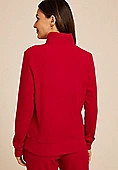Cozy Ribbed Knit Quarter Zip Sweatshirt | Maurices