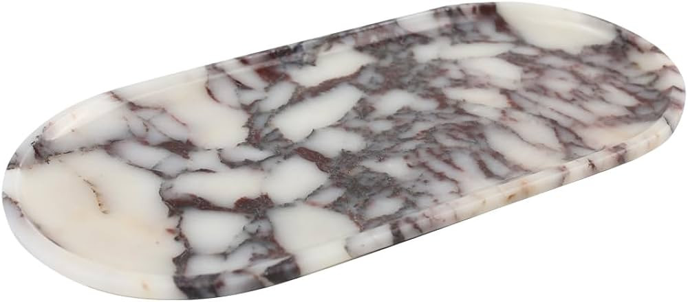 Natural Marble Tray, Coffee Table, Food, Fruit, Paper Cup, Cake Display, Coffee bar, Family Gathe... | Amazon (US)