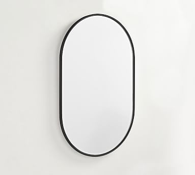 Vintage Pill Shaped Mirror with D-Ring Mount | Pottery Barn (US)