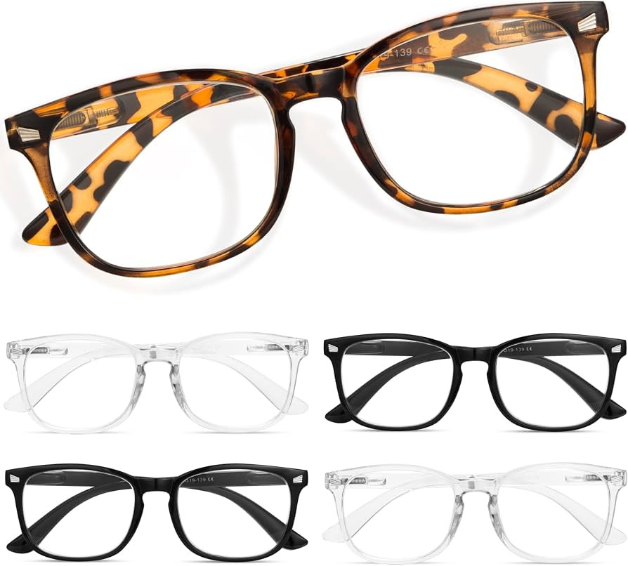 CCVOO Reading Glasses for Women/Men, Eyeglasses, Blue Light Readers for Women/Men, Computer Eye G... | Amazon (US)