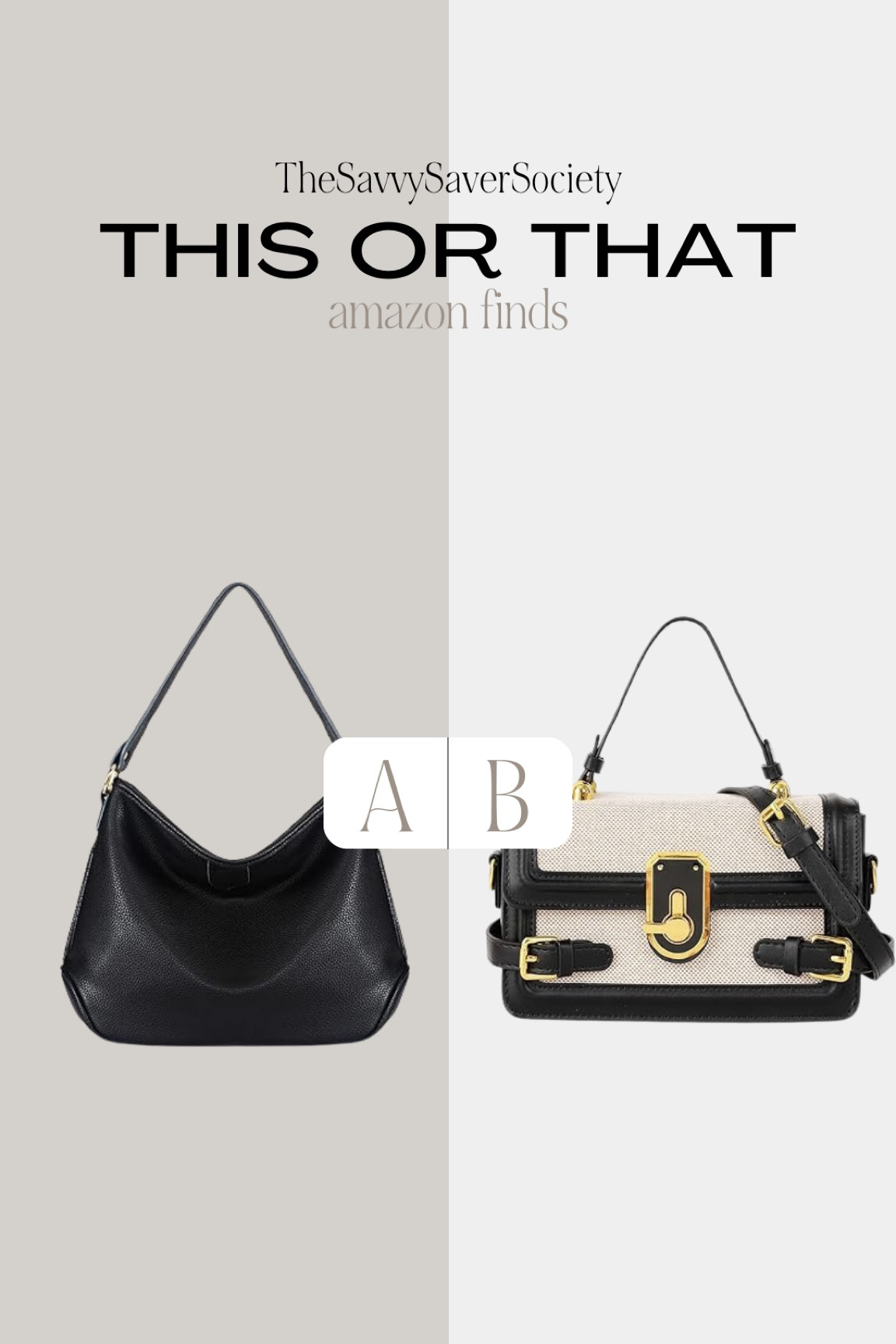 This or that: AMAZON FINDS

Casual outfit, outfit ideas, elegant style, minimal style, fashion inspo, neutral style, Amazon fashion, Amazon finds, ootd, basics, street style, neutral outfits, summer outfit, summer style, summer fashion, summer outfits, styling ideas, what to wear, chic style, outfit inspo, simple outfits, resort wear, vacation outfit,purse, bag

#LTKFindsUnder50 #LTKItBag #LTKStyleTip