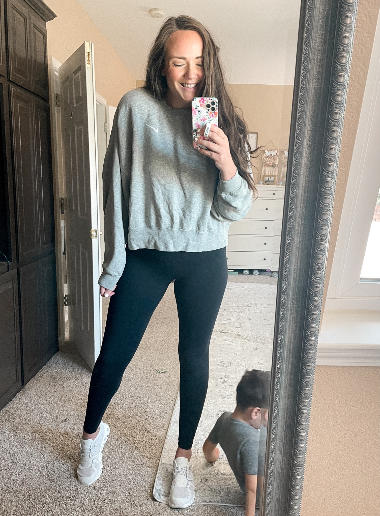 Annnd my favorite go-to casual basics from the sale! These are my go-to everyday leggings. They're thicker and great for colder weather. Good compression in the tummy area, and great for everyday as well as working out! And of course the ON cloud sneakers that I love!! #nsale #nordstrom

#LTKunder50 #LTKunder100 #LTKsalealert