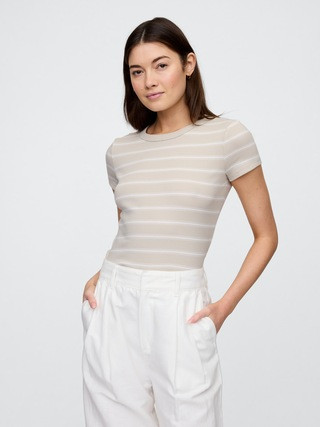 Ribbed Stripe T-Shirt | Gap Factory