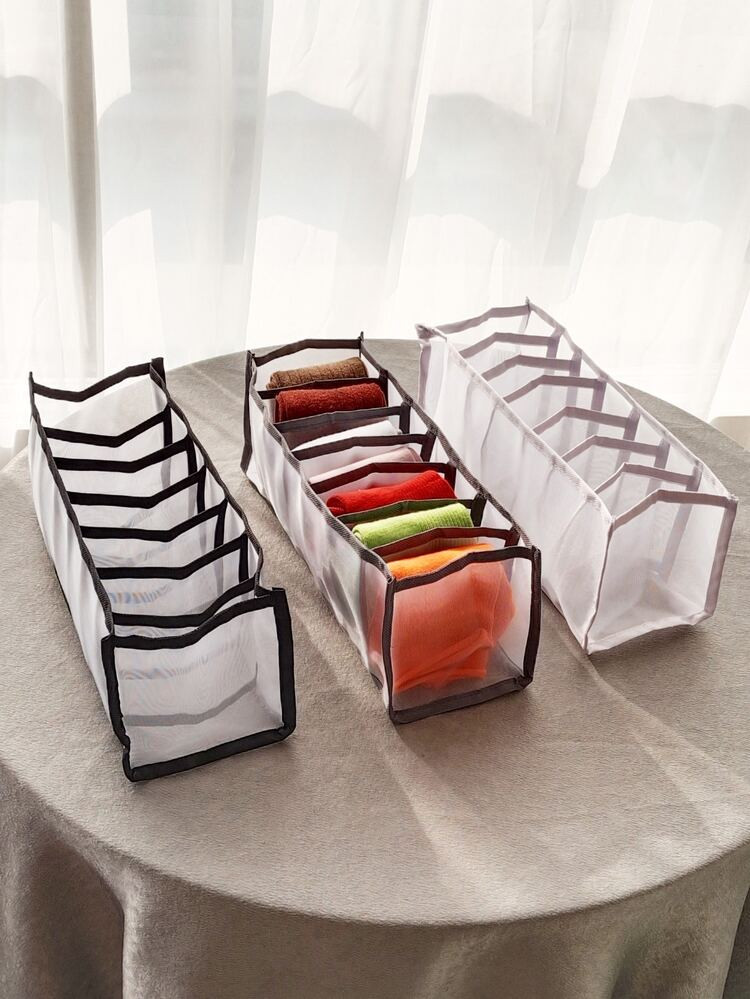 3pcs Underwear Storage Box | SHEIN
