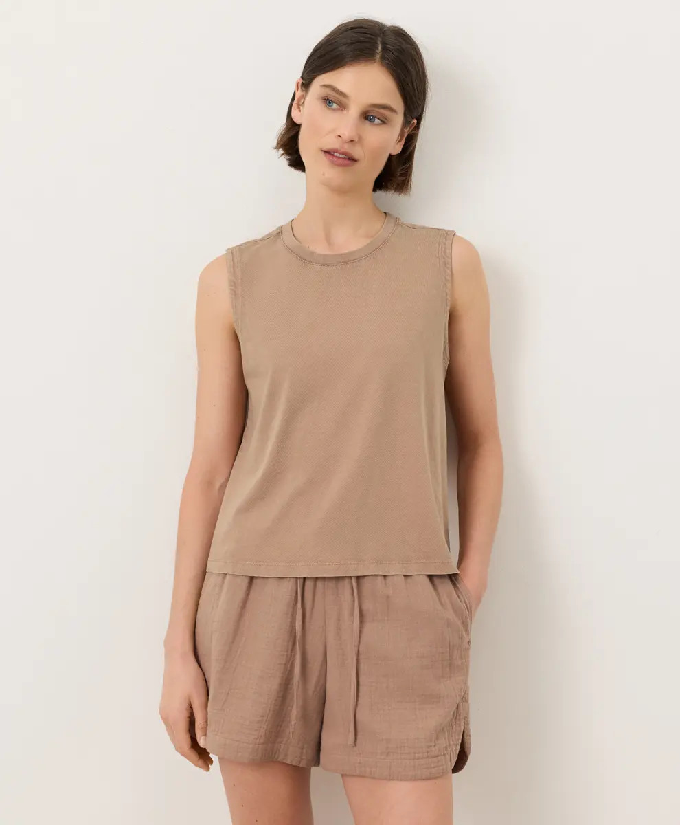 Organic Cotton Vintage Jersey Relaxed Tank (Women) | Nordstrom | Nordstrom