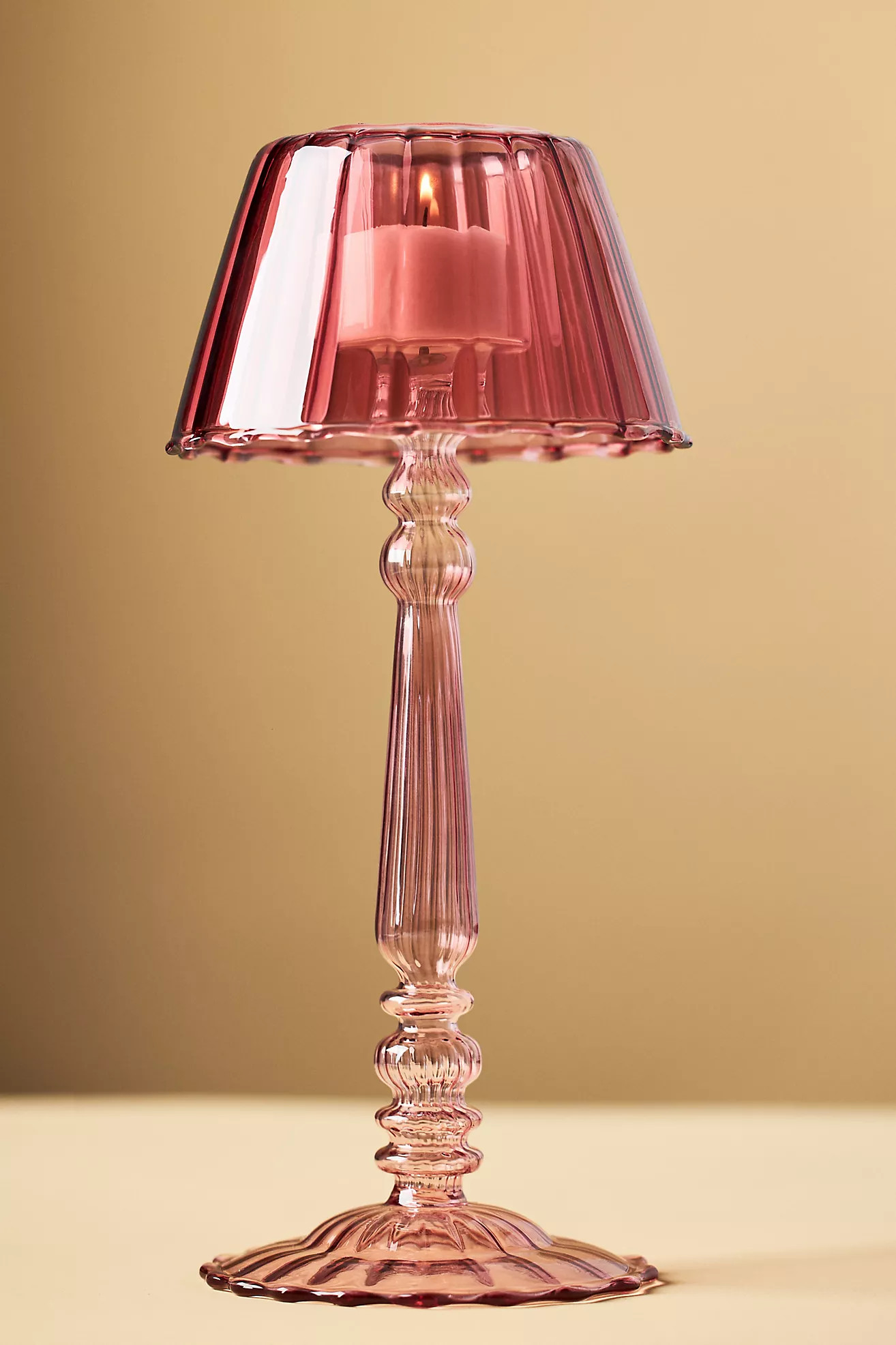 Maisy Glass Lamp Candle Holder | Anthropologie (US)