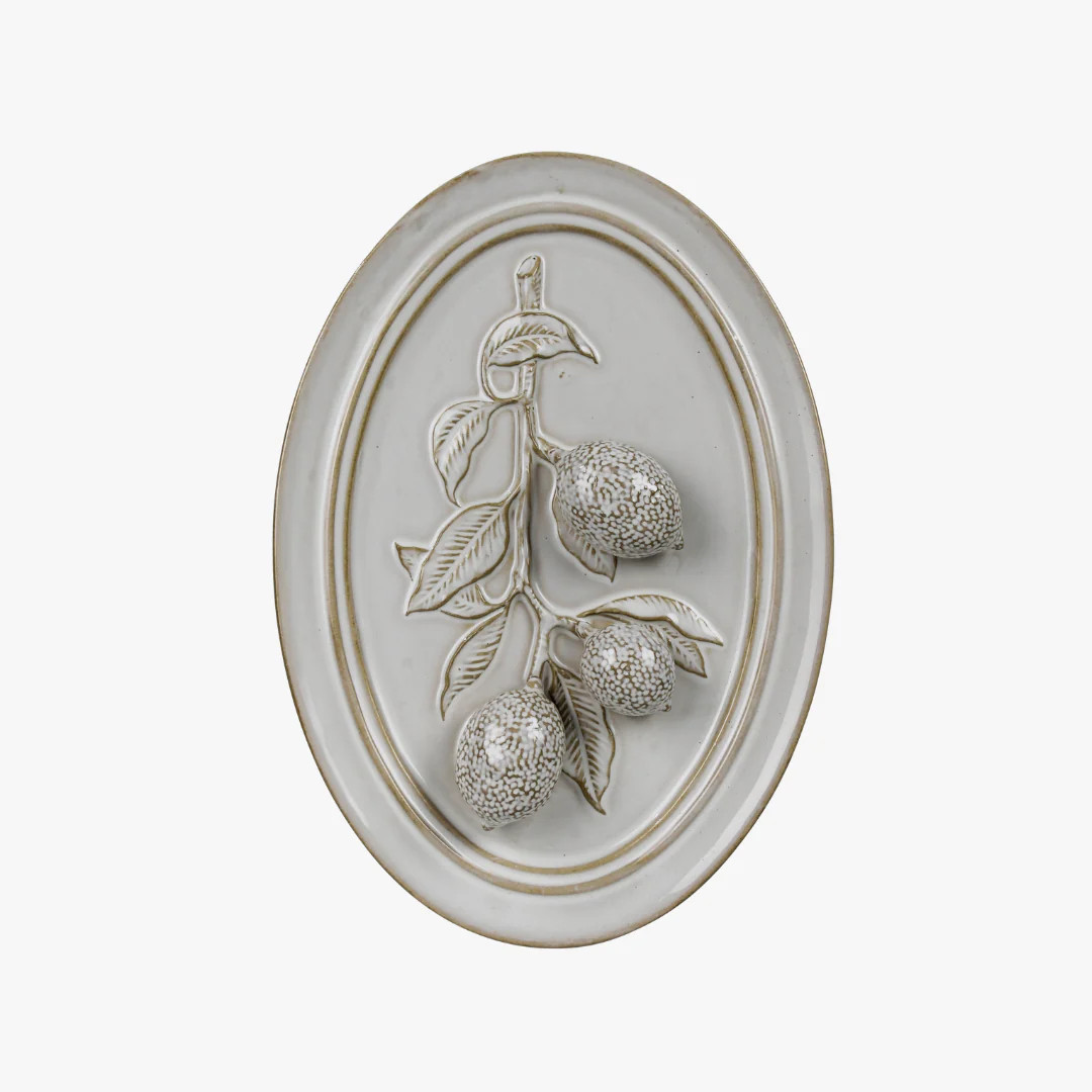 Lemon Ceramic Wall Art | Dear Keaton