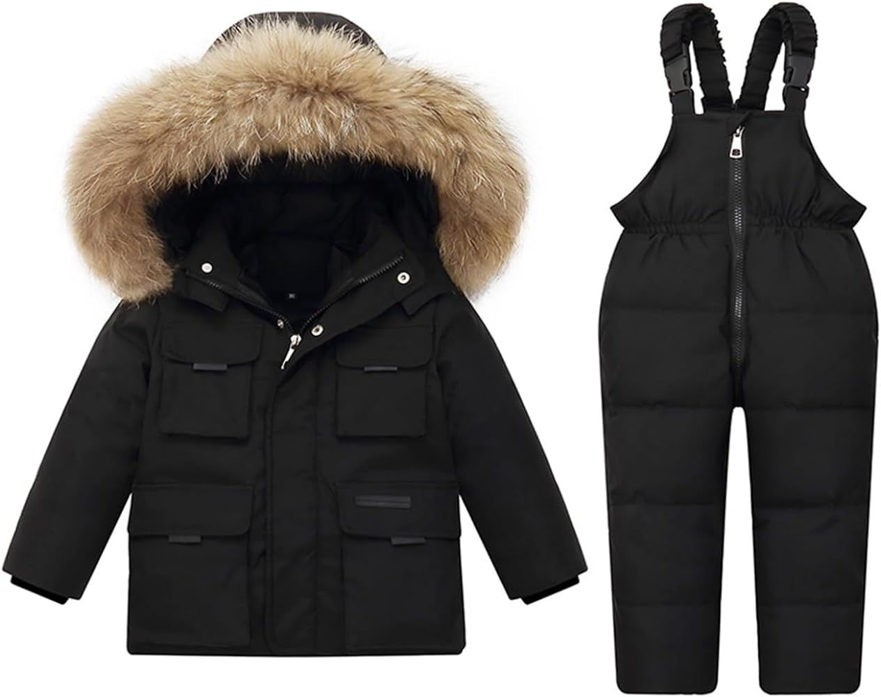 Toddler Suit Boy Girl Coat Winter For Snowsuit Baby Pants Jacket Cloth Kids Months | Amazon (US)