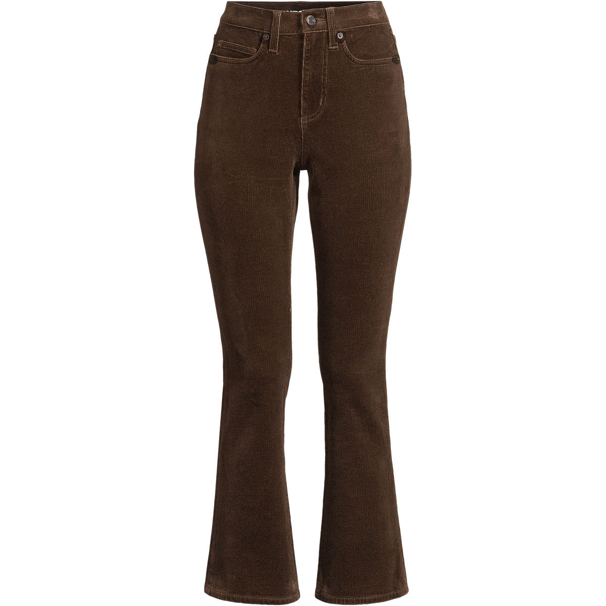 Women's High Rise Corduroy Kick Crop Pants | Lands' End (US)