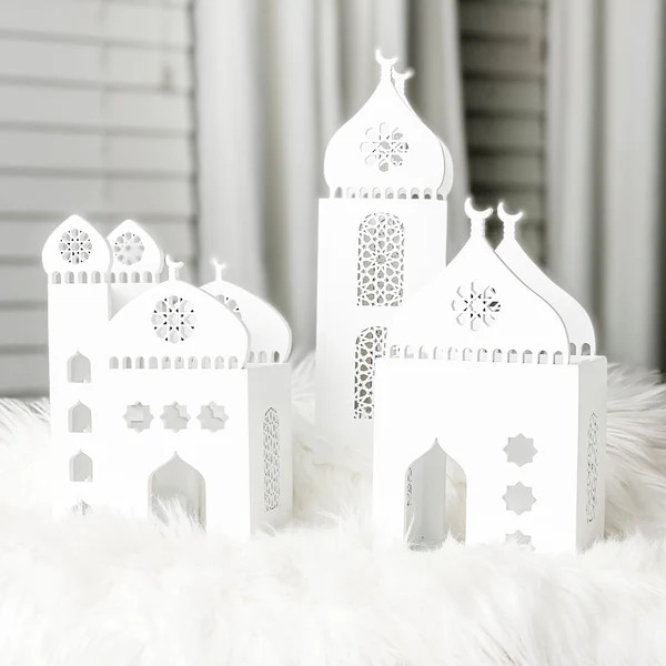 Barakahville Masjid Lanterns - White | WithASpin