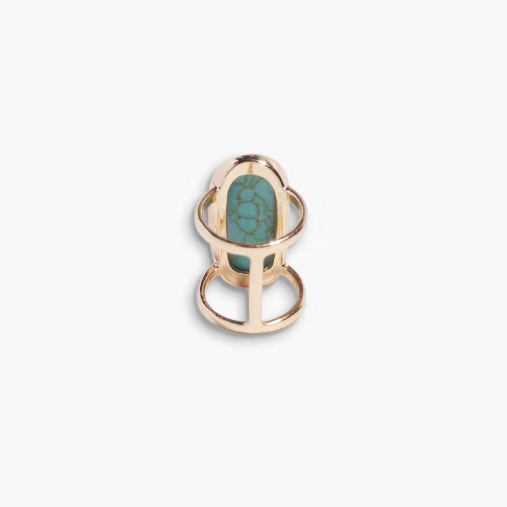 Sanctuary Project Semi-Precious Turquoise Oval Statement Ring | Target
