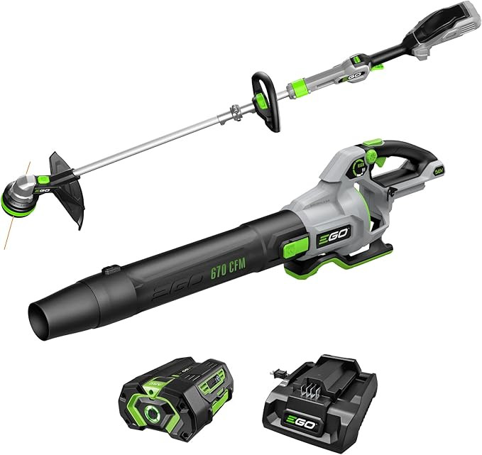 EGO POWER+ Combo, Cordless Trimmer and Blower, 15" Trimmer for Weeds and Grass with POWERLOAD and... | Amazon (US)