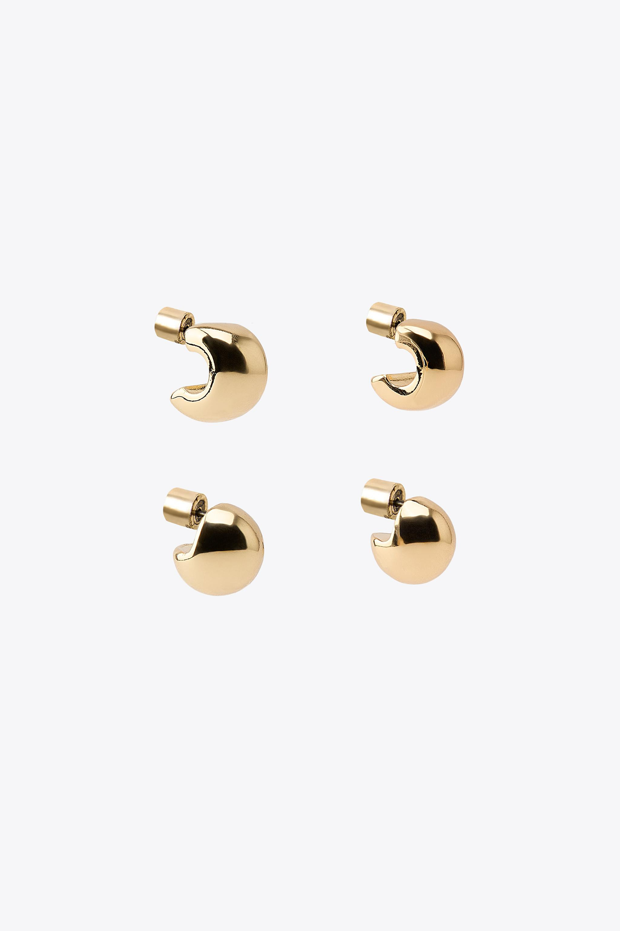 PACK OF HALF HOOP EARRINGS | Zara US