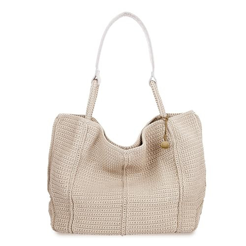 The Sak Los Feliz Large Tote Bag - Hand Crochet Handbag With Stylish Design For Everyday - Roomy, Durable, Lined Purse With Shoulder Bag Strap, Zipper Pocket for Tavel, Beach Bag | Amazon (US)