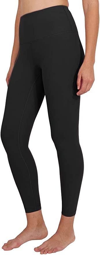 90 Degree By Reflex Ankle Length High Waist Power Flex Leggings - 7/8 Tummy Control Yoga Pants | Amazon (US)