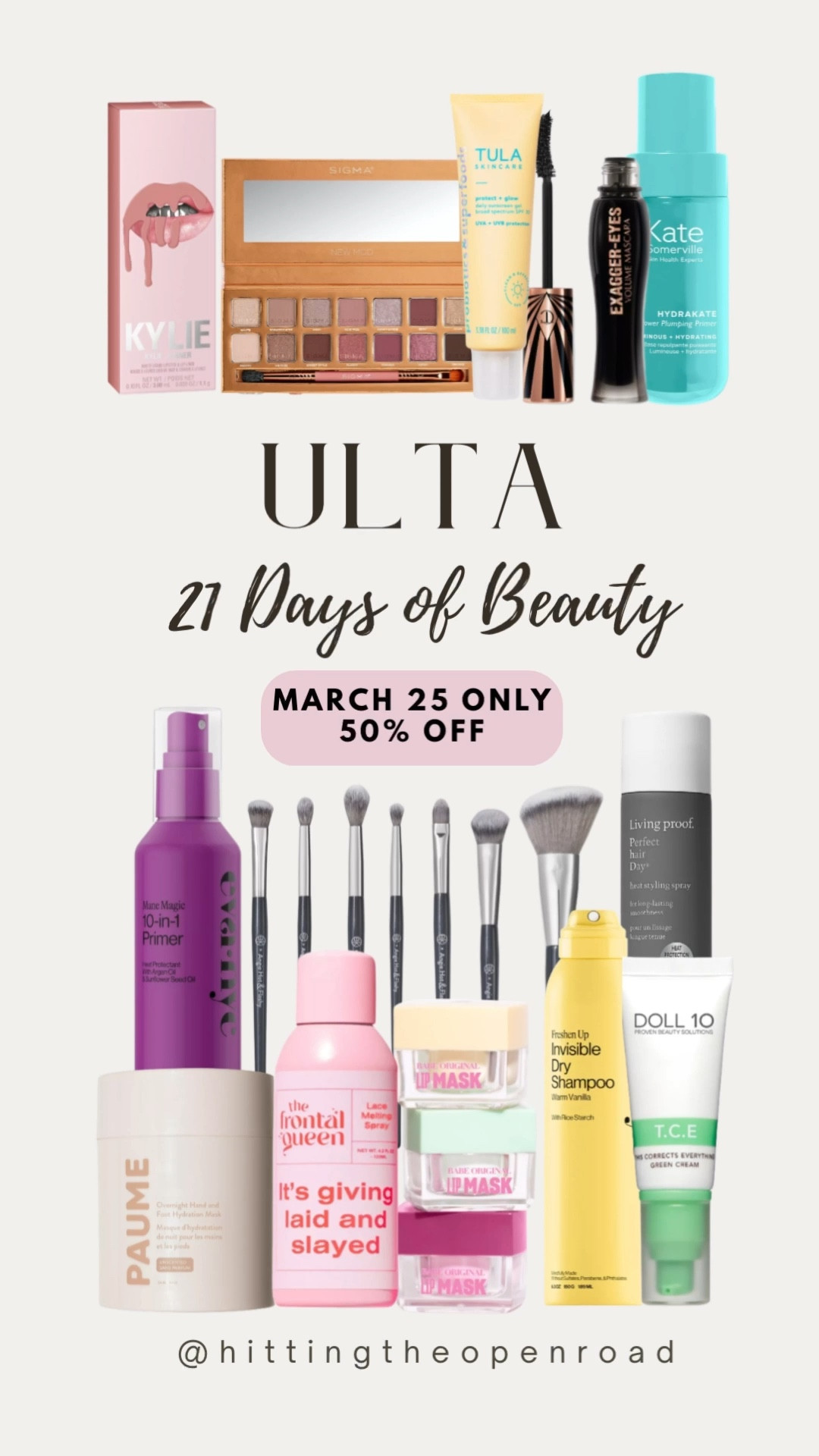 @ULTA Beauty 21 Days of Beauty event is almost over! I’m going to miss seeing these daily sales!
#ultasale #beautysale #makeupsale

#LTKBeauty #LTKselfcare #LTKSaleAlert