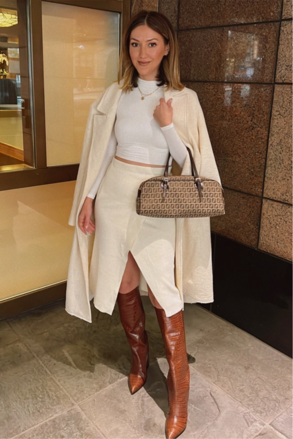 Croc effect boots (runs TTS, size 8, euro 38) color: caramel tone (also comes in dark brown and black) - on SALE! 
Brown boots 
Fall outfit 
Designer boots 
Holiday outfit 
Paris Texas boots 
Saks Fifth Avenue sale



#LTKSeasonal #LTKStyleTip #LTKShoeCrush