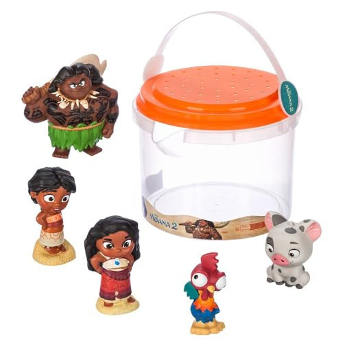 Disney Store Official Bath Set (Moana 2) - Kids Bath Accessories with Beloved Disney Characters - Colorful and Fun Bath Time Essentials for Kids - Suitable for All Ages | Amazon (US)