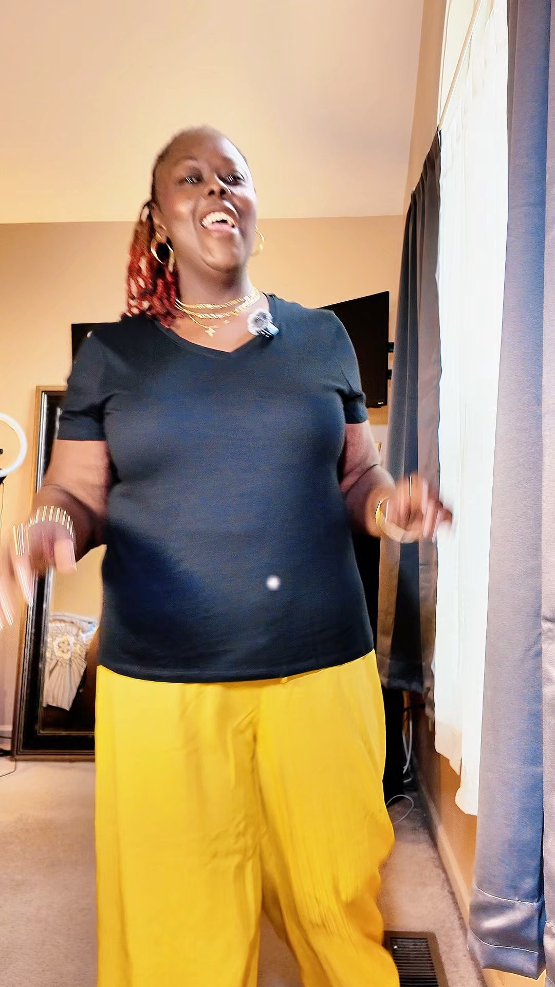 Adding a little sunshine to my day with these yellow pants. 💛✨

Fashion has no age limit, and I'm having fun embracing color, confidence, and comfort in my 40s. Here's your reminder to wear the bright colors and enjoy the journey. ☀️

#OOTD #40SomethingCreator #PlusSizeFashion #FashionOver40 #StyleAtAnyAge #AffordableFashion #ConfidenceInColor

#LTKootd #LTKOver40 #LTKPlusSize