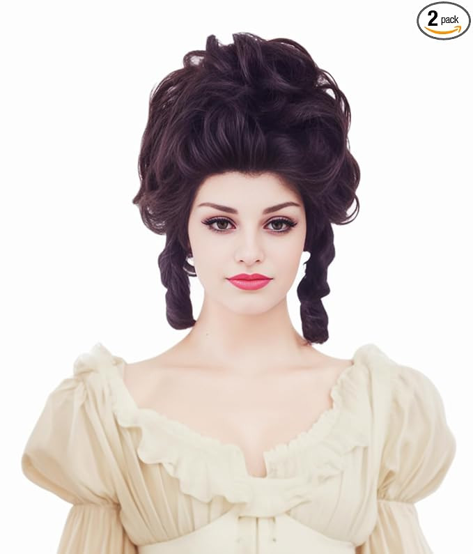 Rugelyss Short Wavy Brown Wig Big Bouffant Beehive Wigs for Women fits 70s 80s Costume or Hallowe... | Amazon (US)