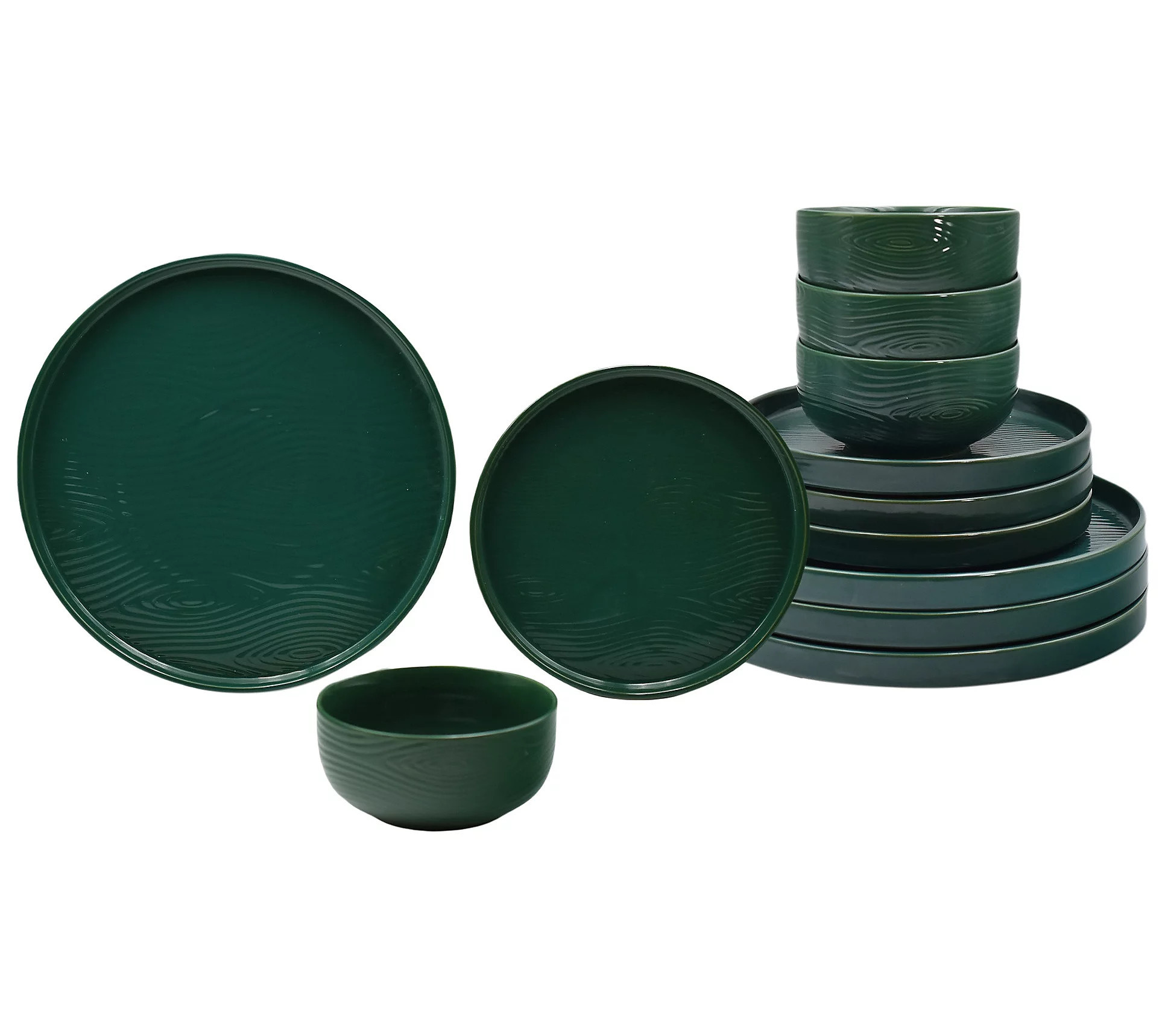 Temp-tations Special Edition Woodland Stacking Dinnerware | QVC