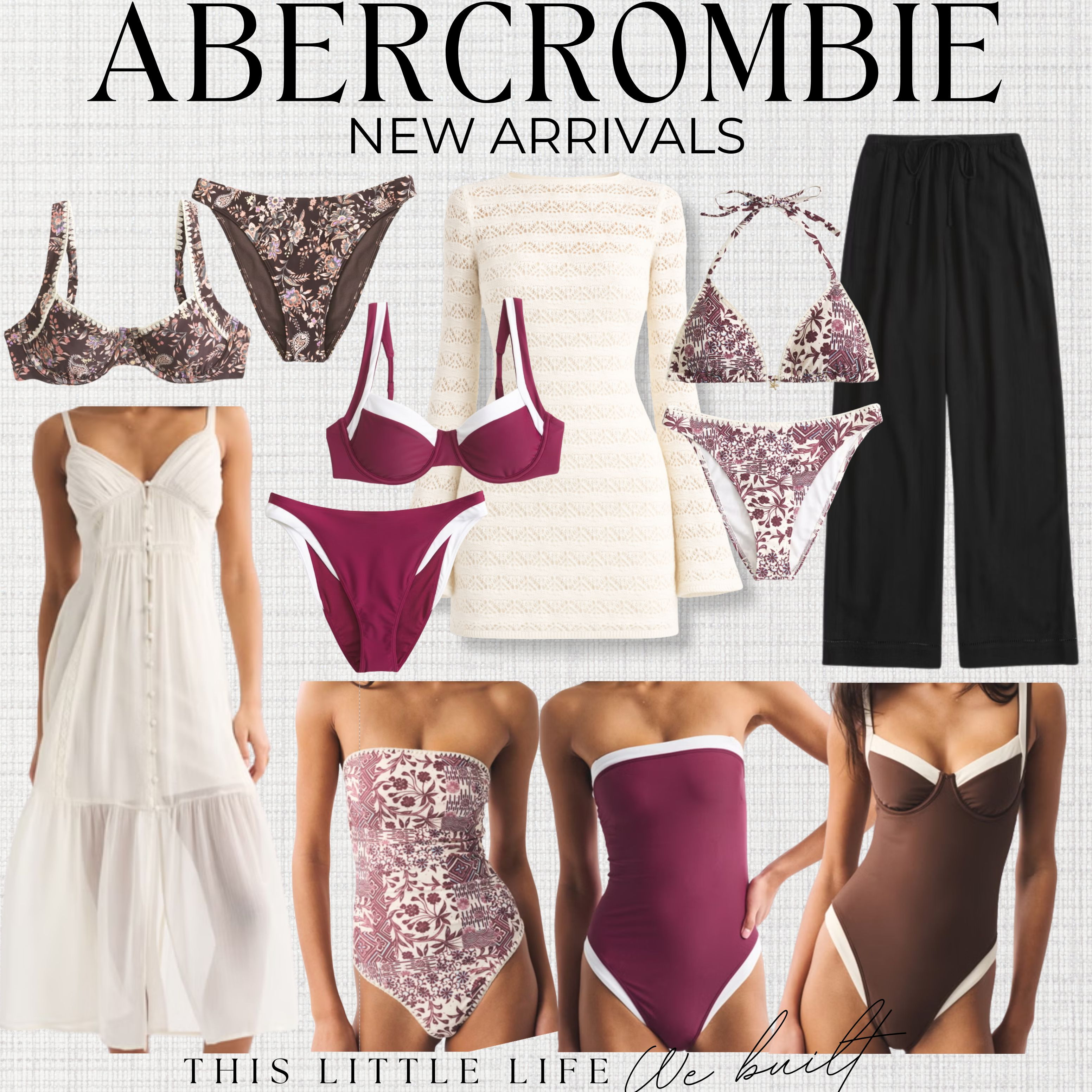 New Arrivals from Abercrombie!
Abercrombie Swimwear / Vacation Outfits / One-Piece Swim / Linen Pants / Resort Dresses / Aesthetic Swimwear /  

 #LTKSeasonal #LTKTravel