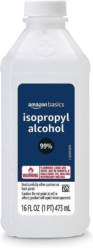 Amazon Basics 99% Isopropyl Alcohol First Aid For Technical Use,16 Fluid Ounces, 1-Pack (Previous... | Amazon (US)