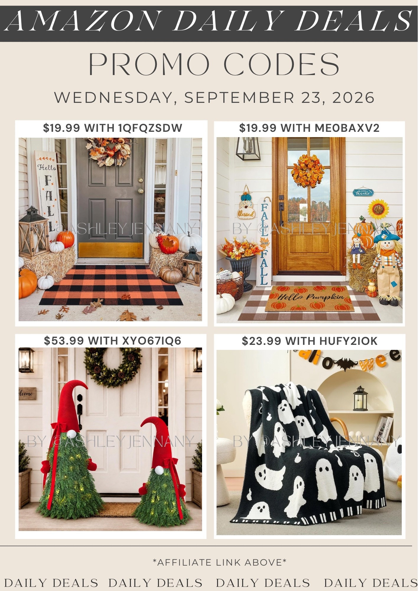 Amazon deals

#LTKSeasonal #LTKHome #LTKSaleAlert