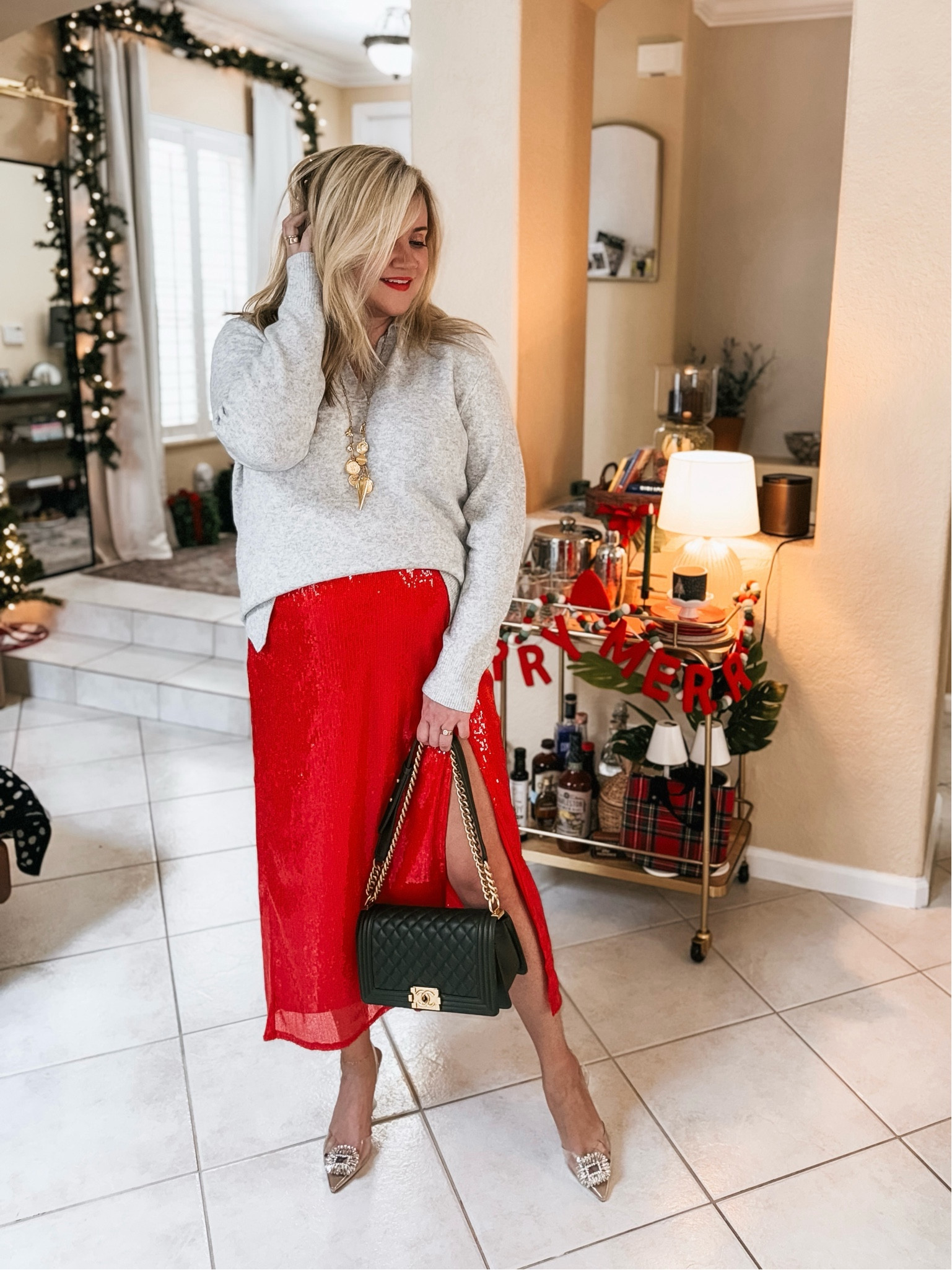 Holiday Party outfit, Christmas outfit, holiday outfitt

#LTKmidsize #LTKfindsunder100 #LTKsalealert