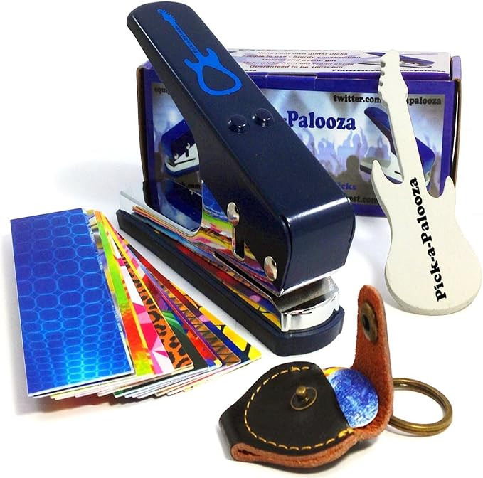 Pick-a-Palooza DIY Guitar Pick Punch Mega Gift Pack - the Premium Pick Maker - Leather Key Chain ... | Amazon (US)