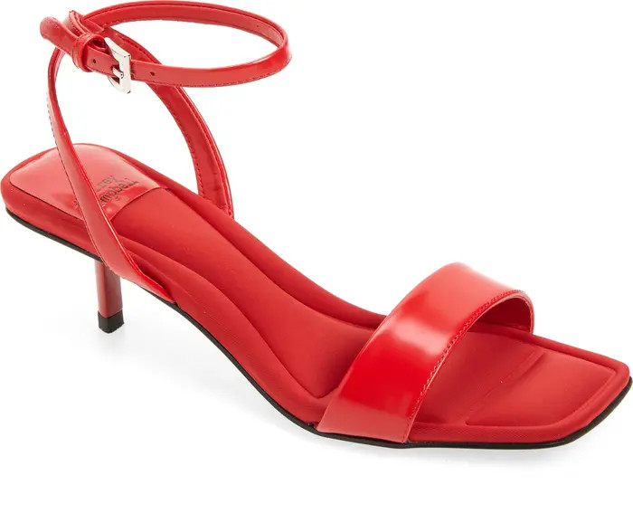 Evoke Kitten Heel Ankle Strap Sandal (Women) | Nordstrom