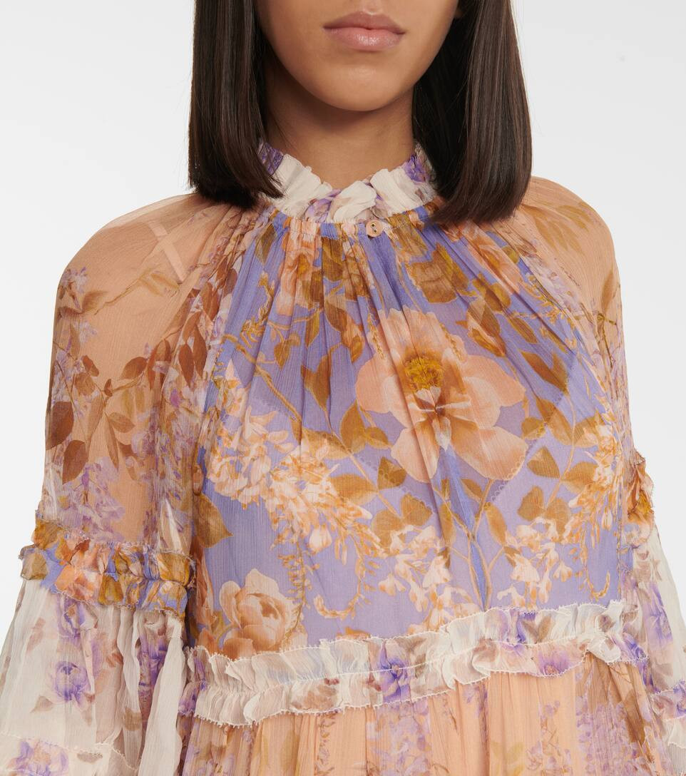 Rosa silk georgette midi dress | Mytheresa (US/CA)