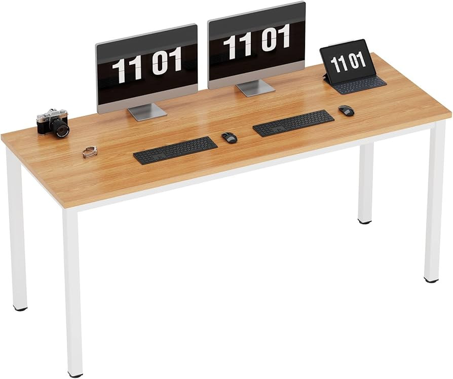 Need 63 Inch Large Computer Desk - Modern Simple Style Home Office Gaming Desk, Basic Writing Tab... | Amazon (US)