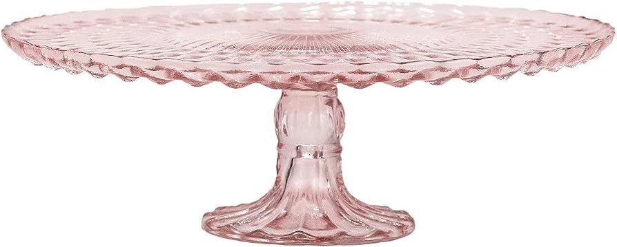 Amici Home Rochester Footed Glass Cake Stand | Round Vintage Style Cake Plate | Serving Platter f... | Amazon (US)